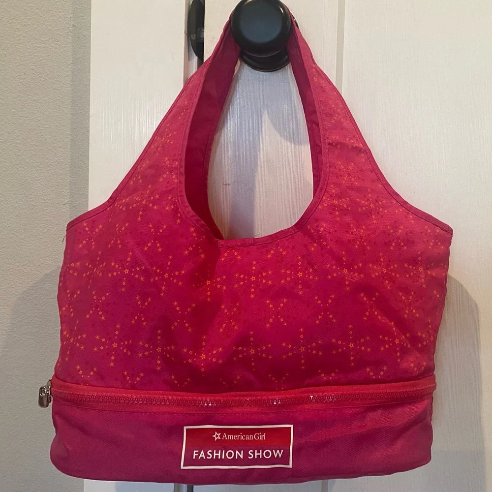 American Girl Fashion Show pink bag